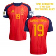 2026 Spain Home World Cup Final Jersey Lamine Yamal 19