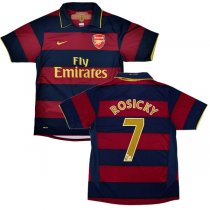 2007-2008 Retro Arsenal Third Shirt Premier League Flock Rosicky #7