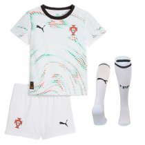 2025 Portugal Away Jersey Kids Full Kit