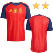 2026 Spain Home World Cup Winners Jersey 2 Star (Player Version)