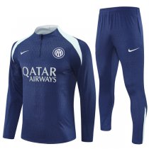 25-26 Inter Milan All Navy Training Suit Kit Player Style