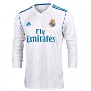 17-18 Real Madrid Home Long Sleeve Retro Jersey