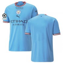 22-23 Manchester City Home UCL Final Jersey Fans Version