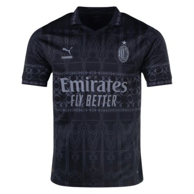 23-24 AC Milan X Pleasures Fourth Jersey Dark