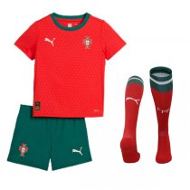 2025 Portugal Home Jersey Kids Full Kit