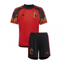 2022 Belgium Home World Cup Jersey Kids Kit
