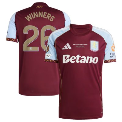 25-26 Aston Villa Home Europa League Winners Jersey