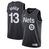 Men‘s Brooklyn Nets James Harden #13 Black Swingman Jersey - Earned Edition