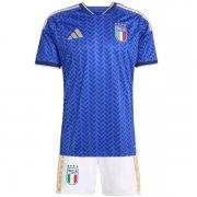 2026 Italy Home World Cup Jersey Kids Kit