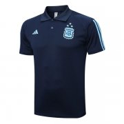 2023 Argentina Polo Shirt Navy 3 Star