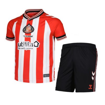 25-26 Sunderland Home Jersey Kids Kit