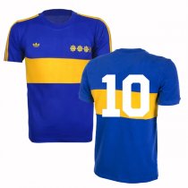 1981 Boca Juniors Home Maradona Jersey Print #10