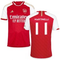 23-24 Arsenal Home Jersey MARTINELLI 11 UCL Print